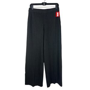 NEW Spanx Ponte Wide Leg Perfect Pants Size M Gray Super Smooth High Rise Medium